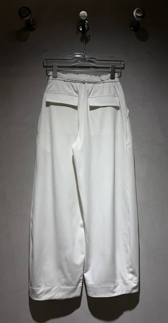 Ivory Balloon Trousers in Ivory
