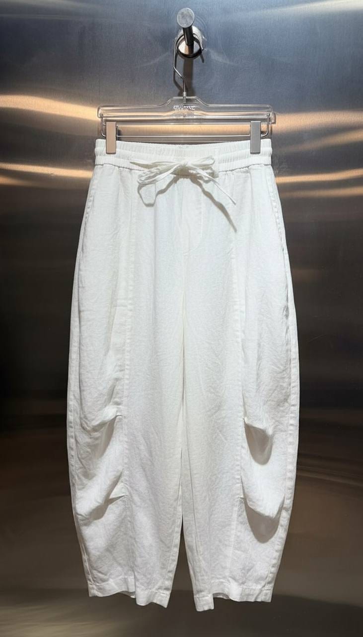 Ivory Cocoon Trousers in Ivory