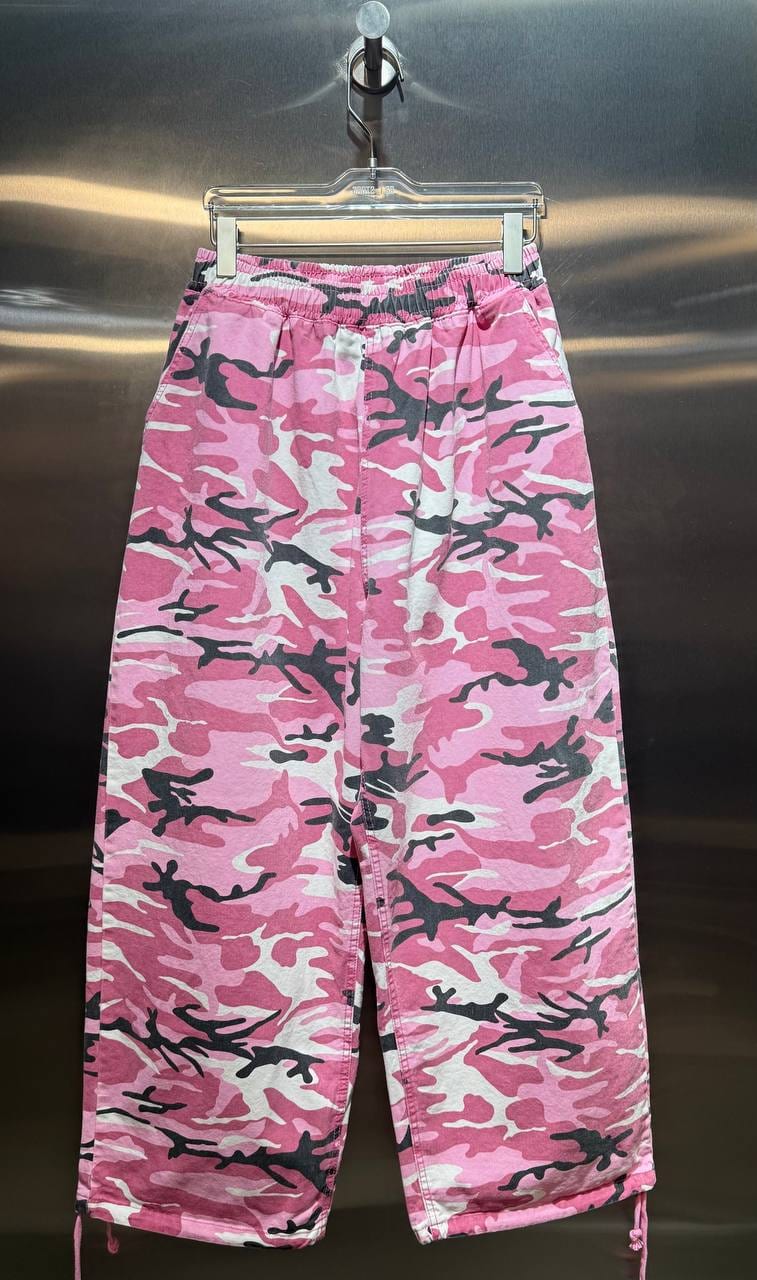 Pink Camo Cargo Trousers in Pink Camo