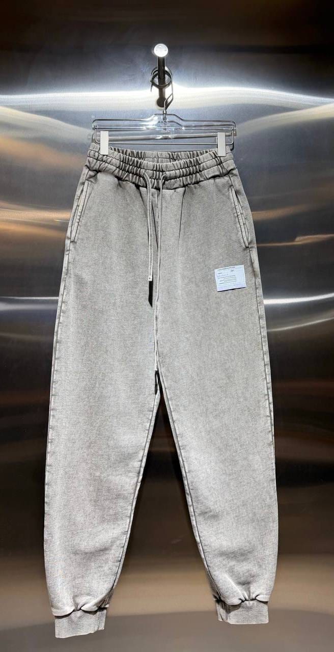 Stone Acid Wash Joggers in Stone