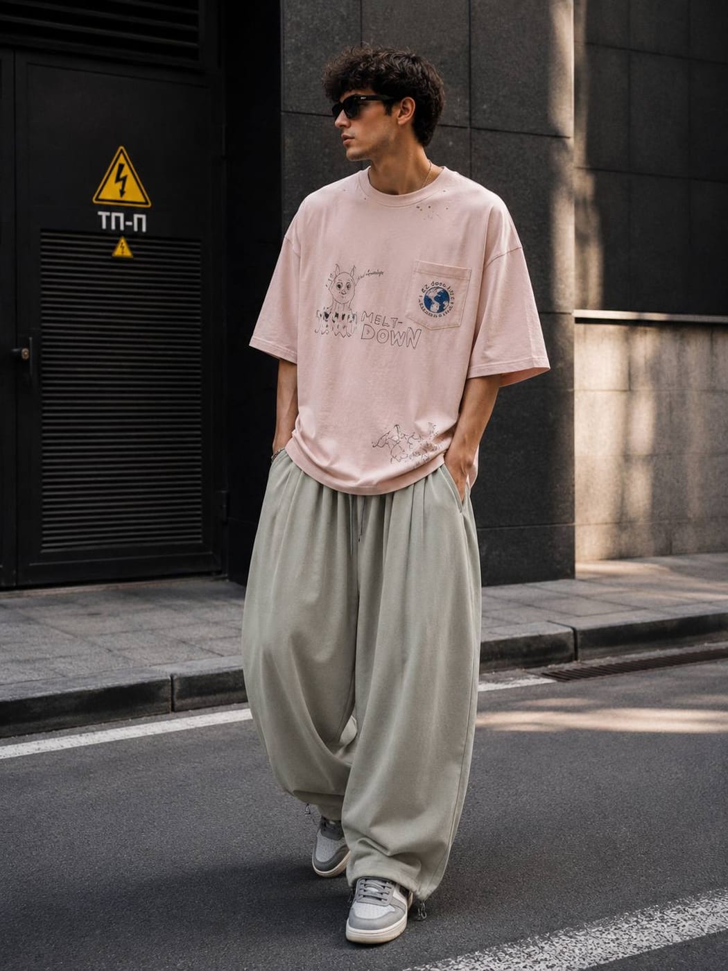 Stone Balloon Trousers in Stone